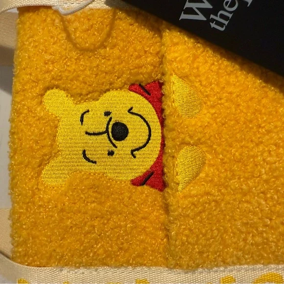 Disney Winnie the Pooh Yellow Fleece Kids Bagback